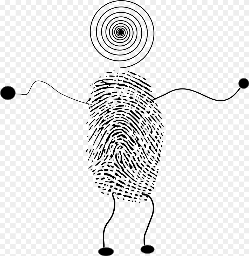 Open Finger Print, Lighting Free Transparent Png