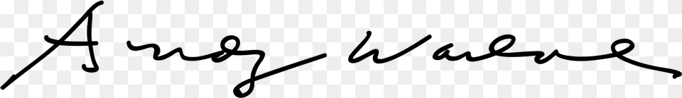 Open Firma De Andy Warhol, Gray Free Transparent Png
