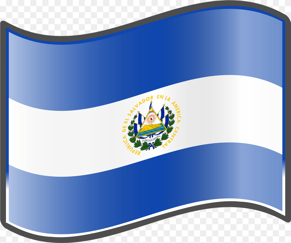 Open Flag Of El Salvador Ornament Round Free Png Download