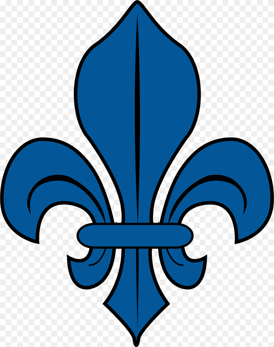 Open Flag Of Quebec Symbol, Emblem Png