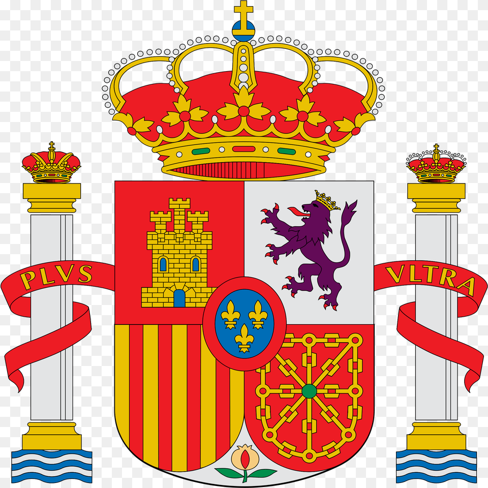 Open Flag Of Spain Logo, Emblem, Symbol Free Png Download