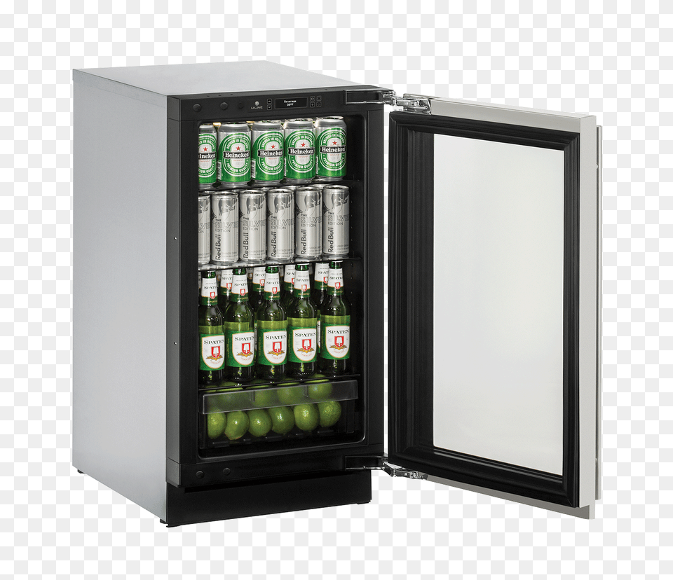 Open Fridge With Beers, Appliance, Device, Electrical Device, Refrigerator Free Png