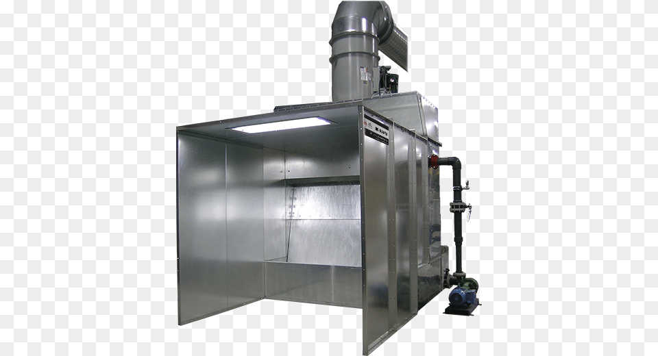 Open Front Water Wash Paint Booth Water Wash Paint Booth, Appliance, Device, Electrical Device Free Transparent Png