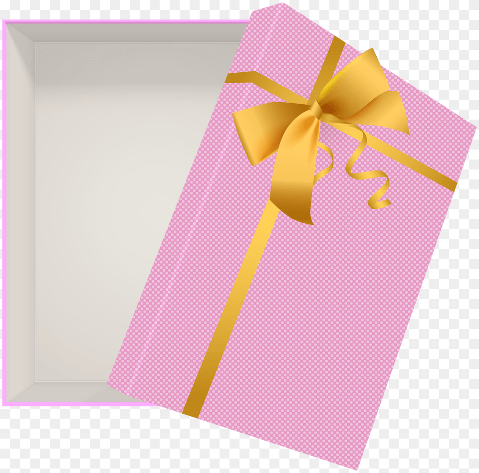 Open Gift Box Pink Clip Art Png