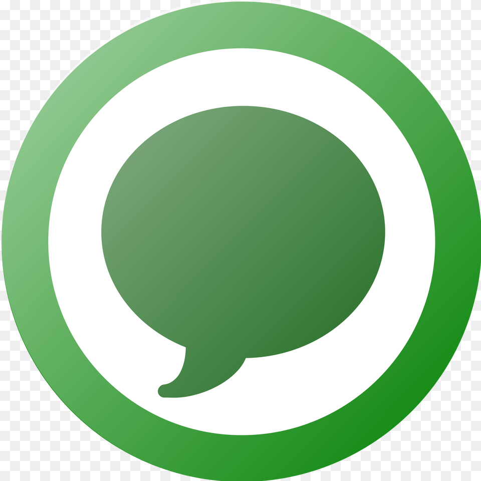 Open Green Comment Free Transparent Png