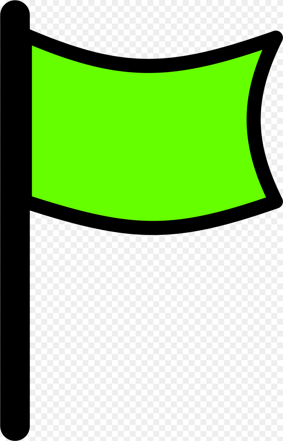 Open Green Flag Sprite Png