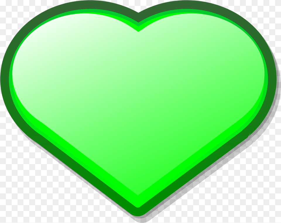 Open Green Heart Icon Free Transparent Png