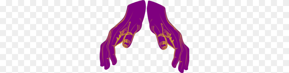 Open Hands Clip Art, Purple, Clothing, Glove, Light Png Image