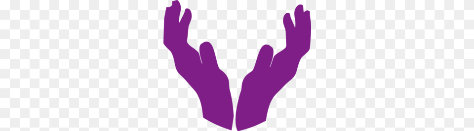 Open Hands Clip Art, Purple, Clothing, Glove, Baby Free Png Download