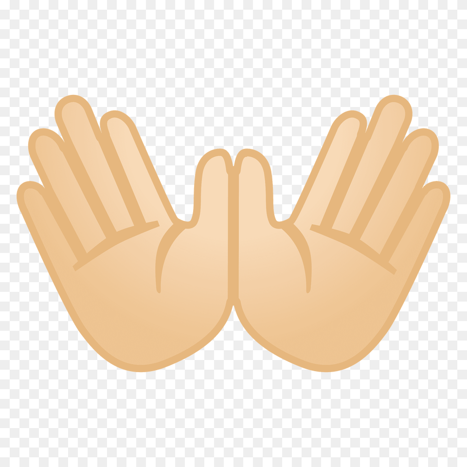 Open Hands Emoji Clipart, Body Part, Hand, Person, Clothing Free Png Download