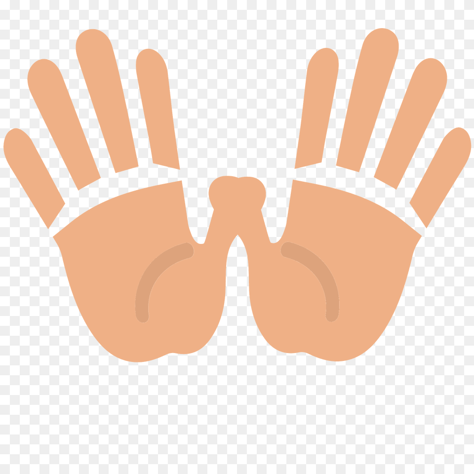 Open Hands Emoji Clipart, Body Part, Hand, Person Free Png