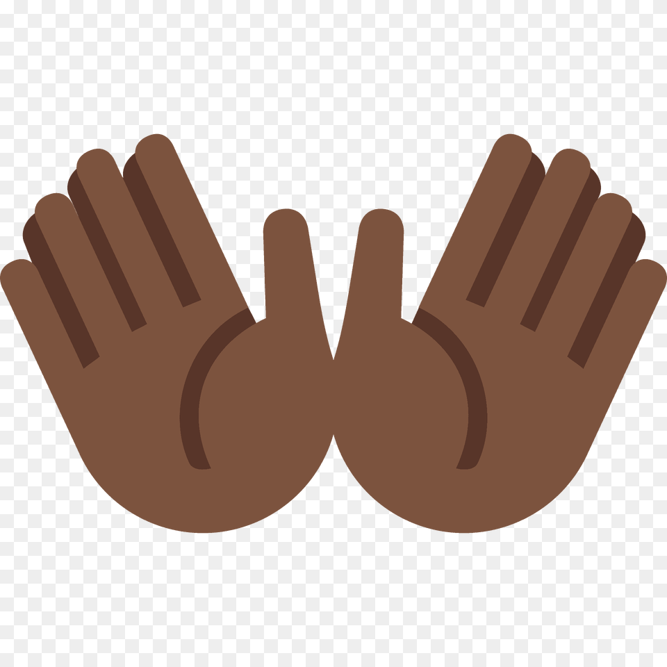 Open Hands Emoji Clipart, Body Part, Clothing, Glove, Hand Free Transparent Png