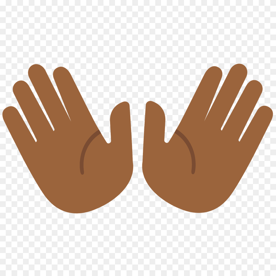 Open Hands Emoji Clipart, Body Part, Clothing, Glove, Hand Free Png Download