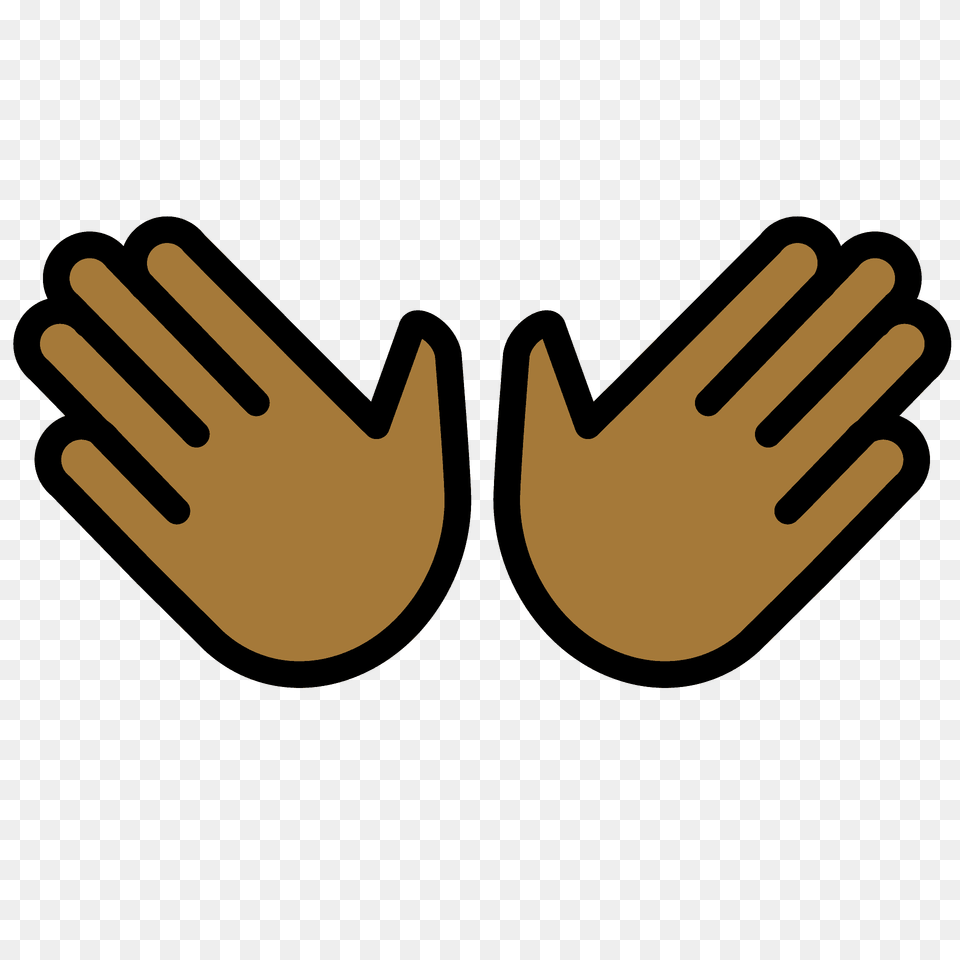 Open Hands Emoji Clipart, Clothing, Glove, Body Part, Hand Free Png