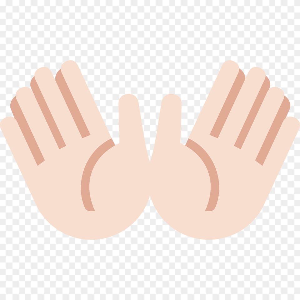 Open Hands Emoji Clipart, Body Part, Hand, Person Free Png Download