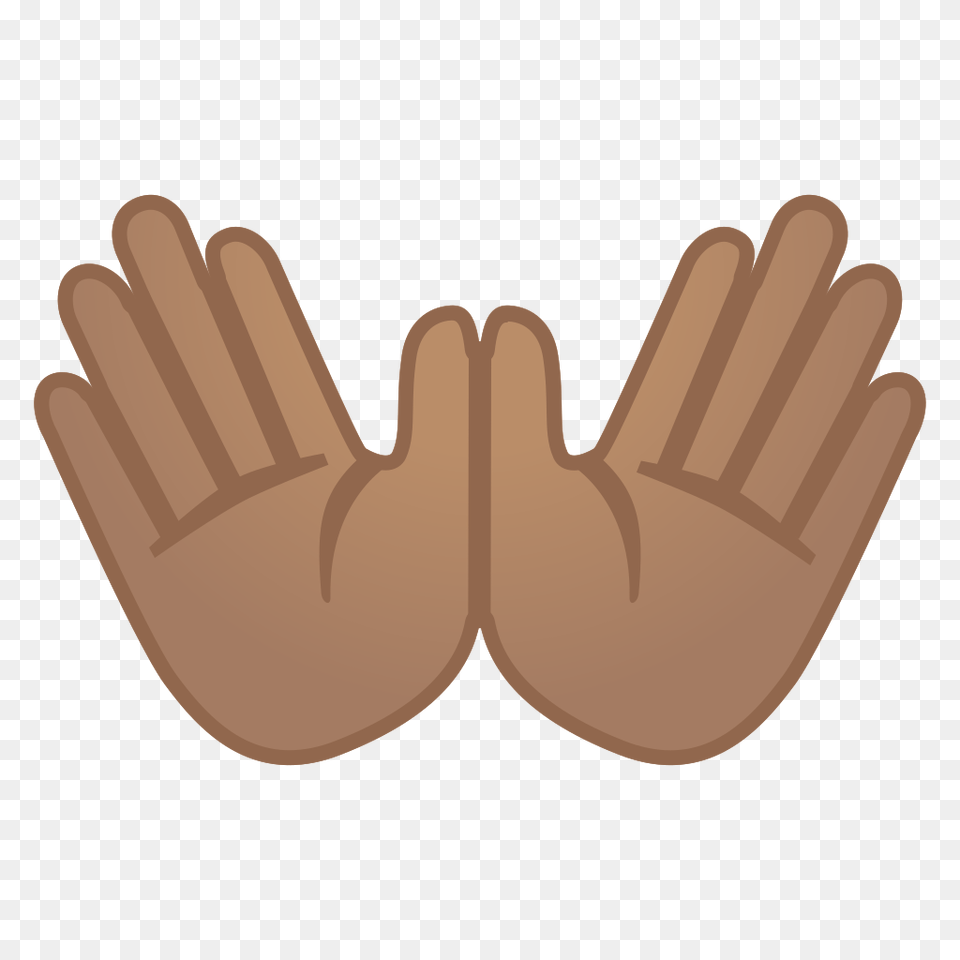 Open Hands Medium Skin Tone Icon Noto Emoji People Bodyparts, Body Part, Hand, Person, Clothing Png Image
