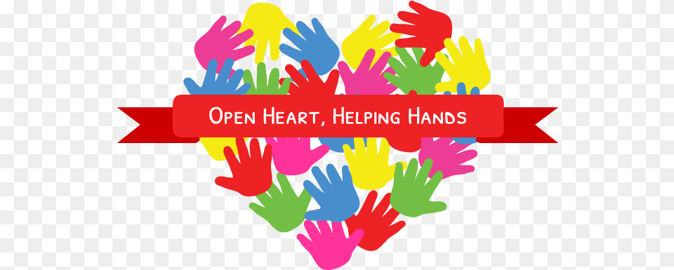 Open Heart Helping Hands Tomorrowu0027s Heroes Today Logo Helping Hands, Art, Clothing, Glove, Graphics Free Transparent Png