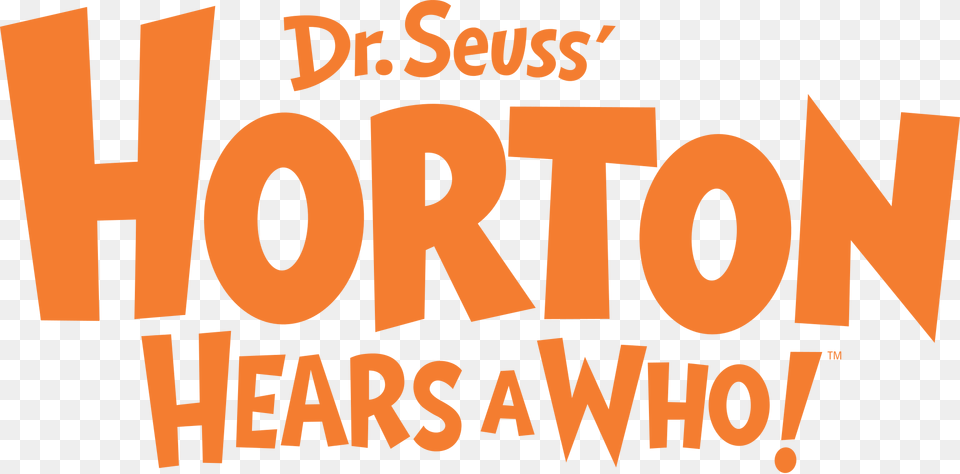 Open Horton Hears A Who Title, Text Free Transparent Png