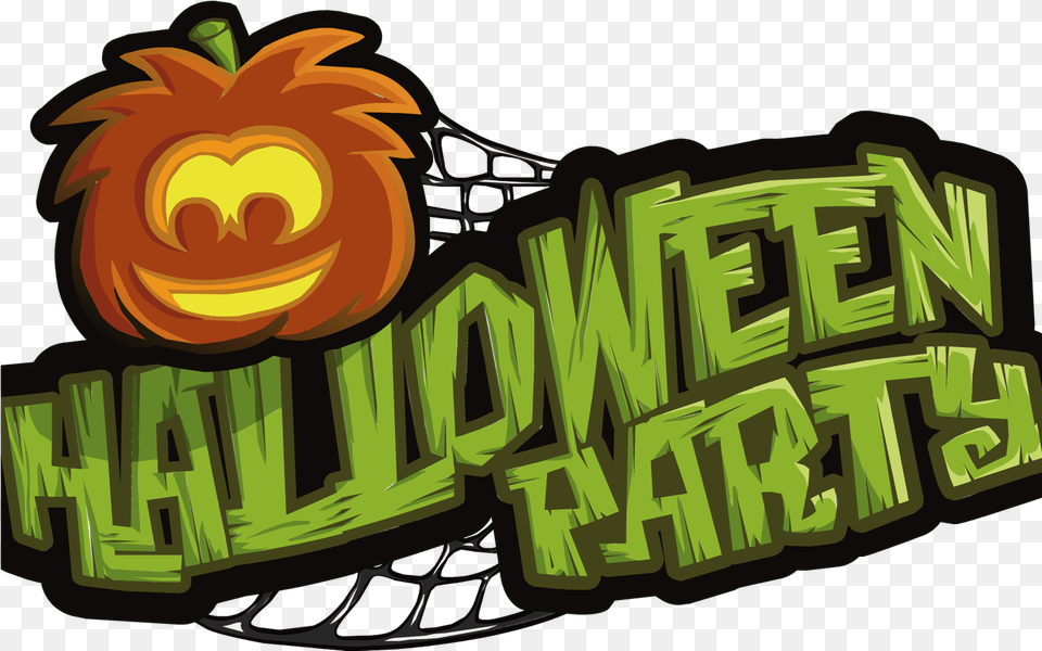 Open House Clip Art Images Decorating Interior Of Your Club Penguin Halloween Party Logo, Green, Plant, Vegetation, Machine Free Png