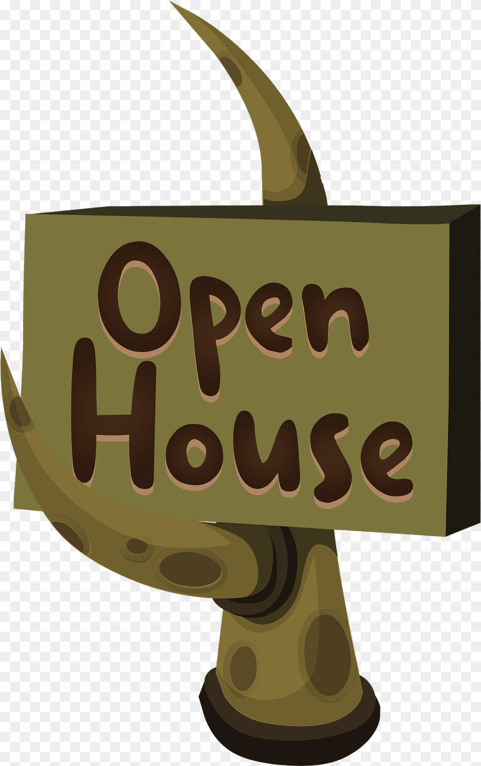 Open House Fantasy Sign Clipart, Text, Dynamite, Weapon Png Image