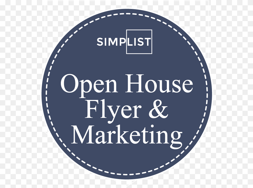Open House Flyer U0026 Marketing Circle, Book, Publication, Disk, Text Free Png
