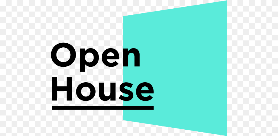Open House Logo Graphic Design, White Board Png Image