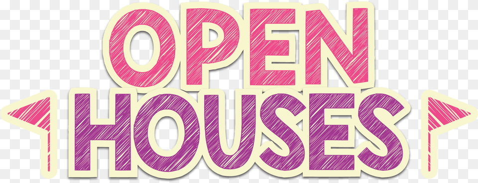 Open House Sliders New Graphic Design, Purple, Text Free Transparent Png