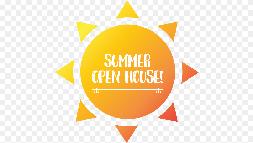 Open House Sun Sub Circle, Logo, Badge, Symbol Free Transparent Png