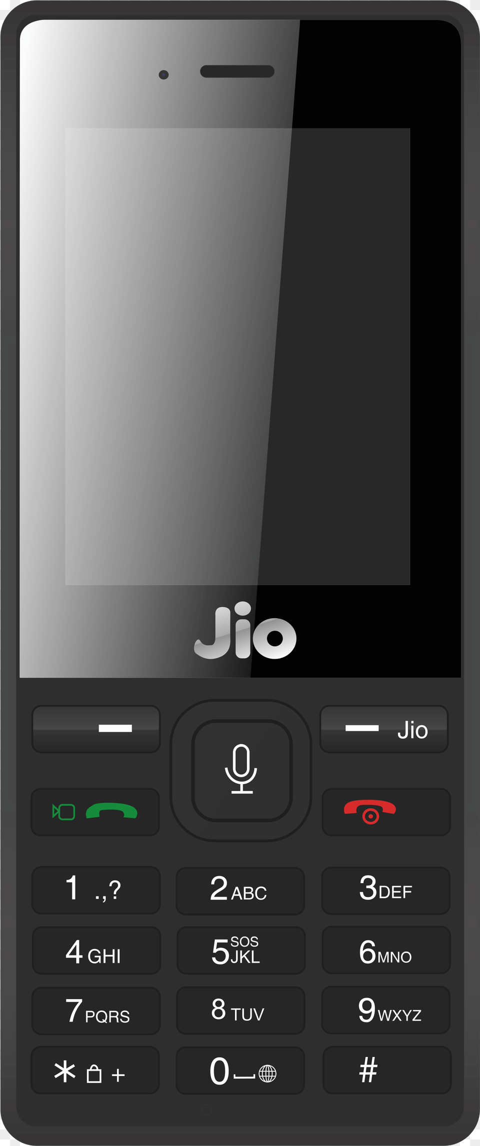 Open Jio Phone, Electronics, Mobile Phone, Texting Free Png
