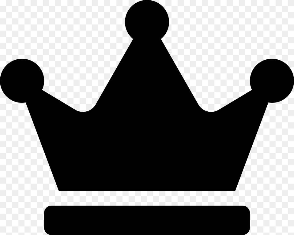 Open King Icon, Gray Png Image