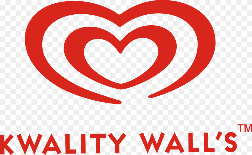 Open Kwality Walls Ice Cream Logo, Heart Free Png