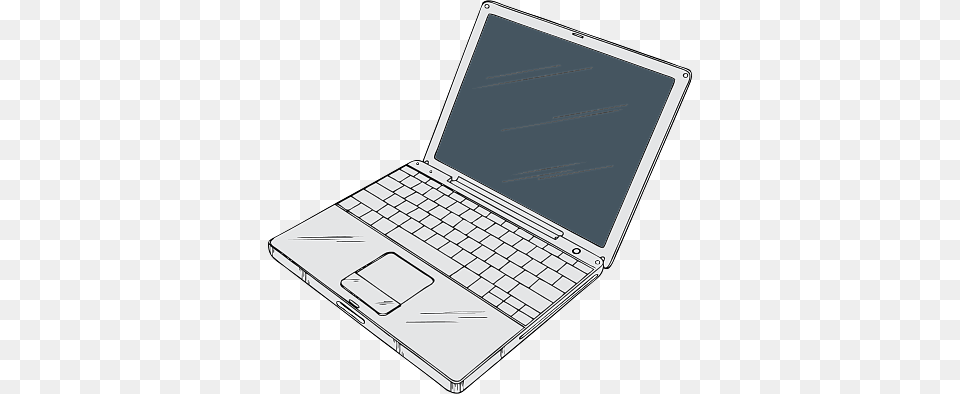 Open Laptop Computer Clipart, Electronics, Pc Free Png