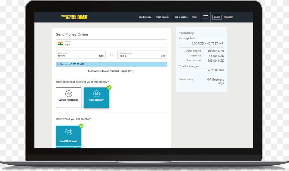 Open Laptop With Western Union Transaction, Computer, Electronics, Pc, Tablet Computer Free Png