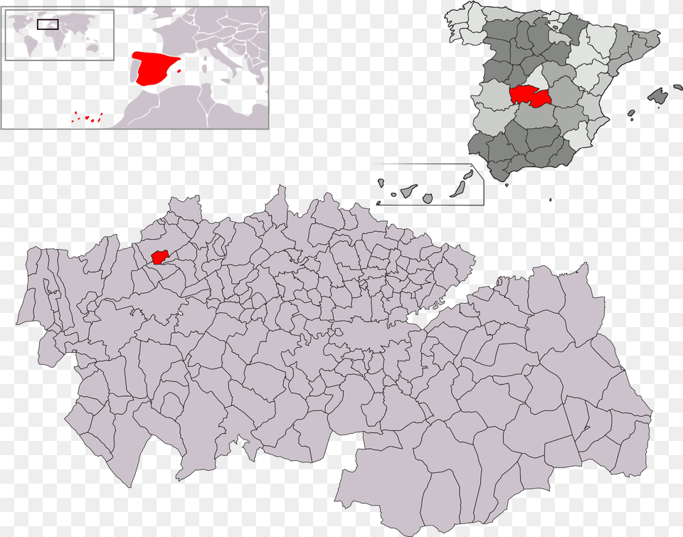 Open Localizacion De Ciruelos Toledo, Chart, Map, Plot, Atlas Png