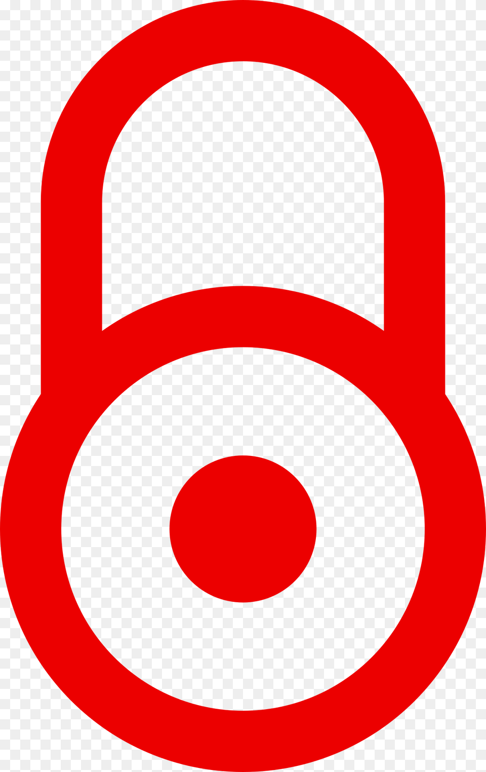 Open Lock Clipart Red Png Image