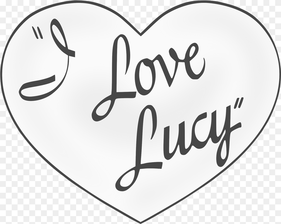 Open Love Lucy Title, Calligraphy, Handwriting, Text, Disk Png Image