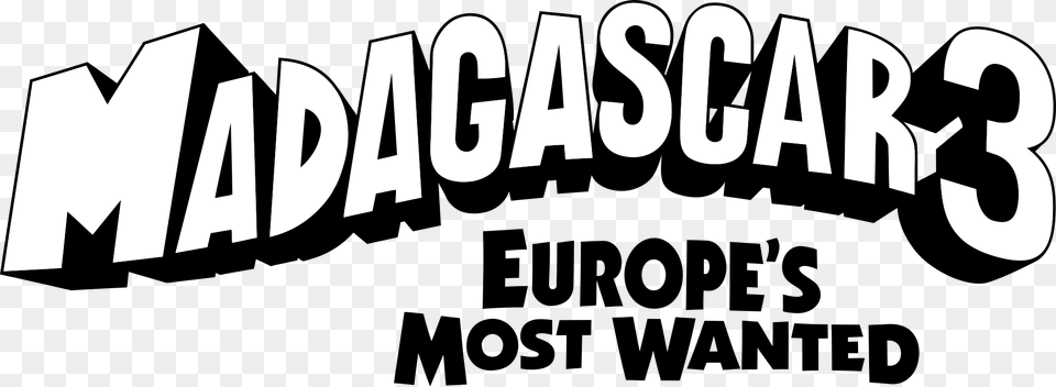 Open Madagascar 3 Europe39s Most Wanted Logo, Text Free Png Download