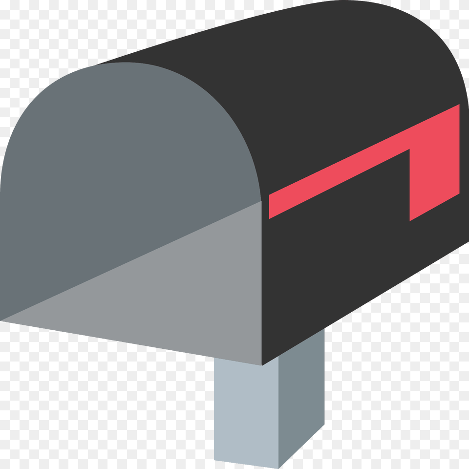 Open Mailbox With Lowered Flag Emoji Clipart, Postbox Free Png