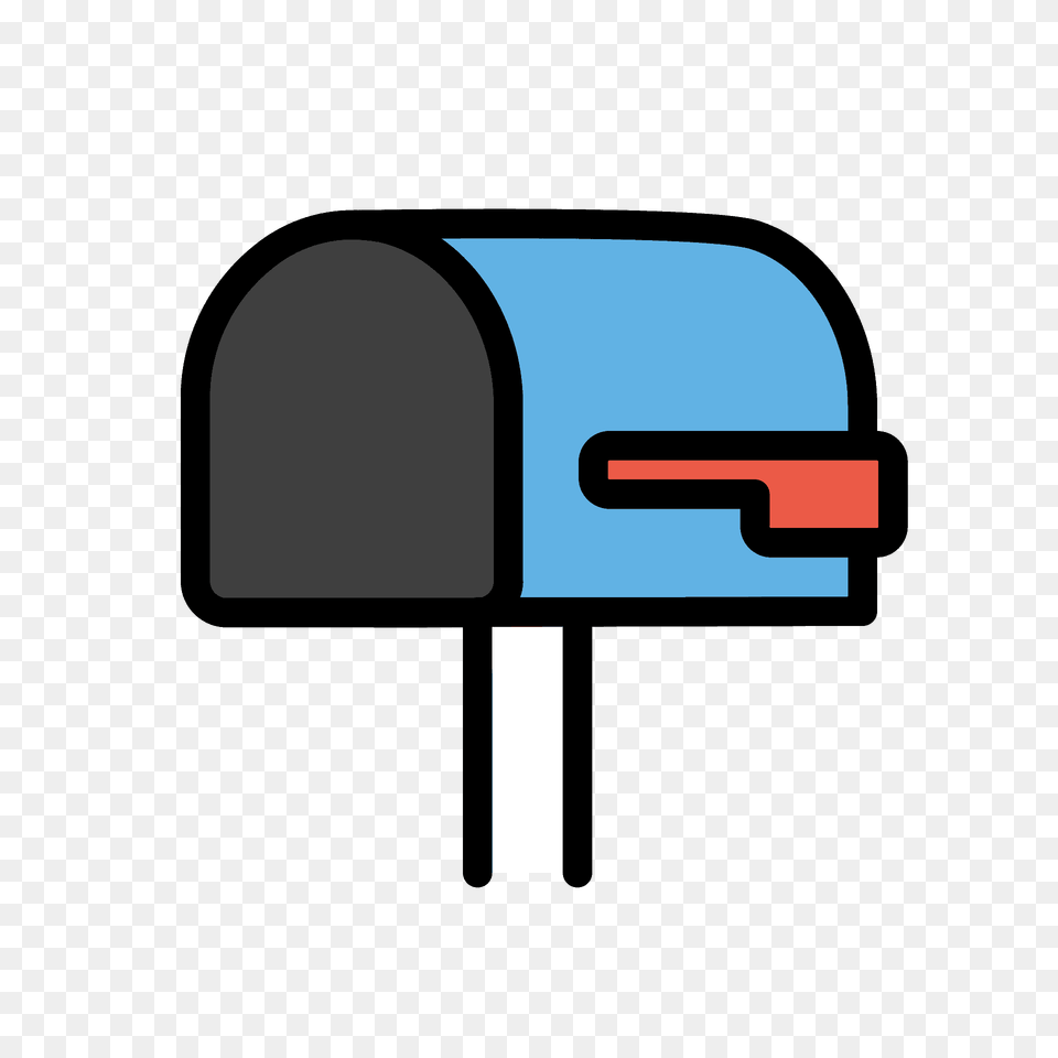 Open Mailbox With Lowered Flag Emoji Clipart Png Image