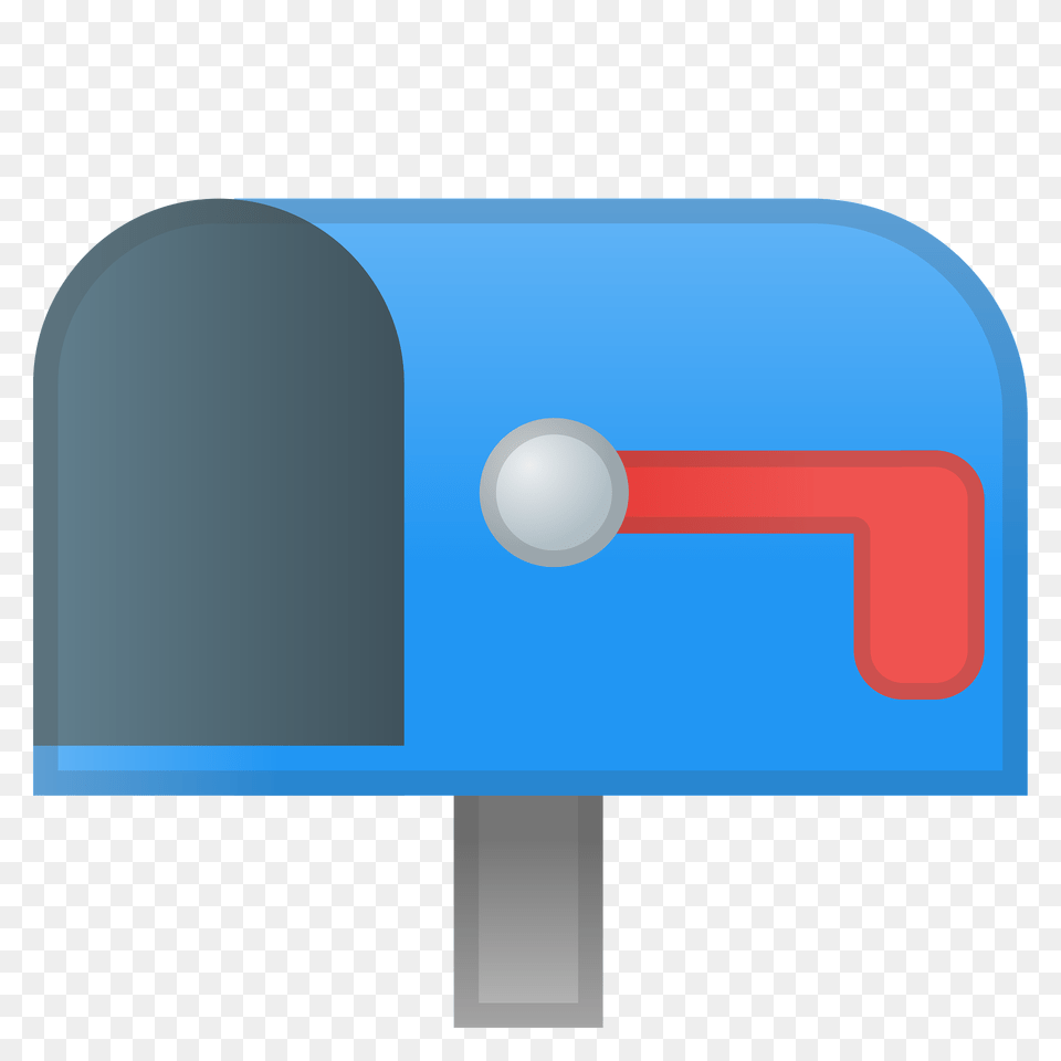 Open Mailbox With Lowered Flag Emoji Clipart Png Image