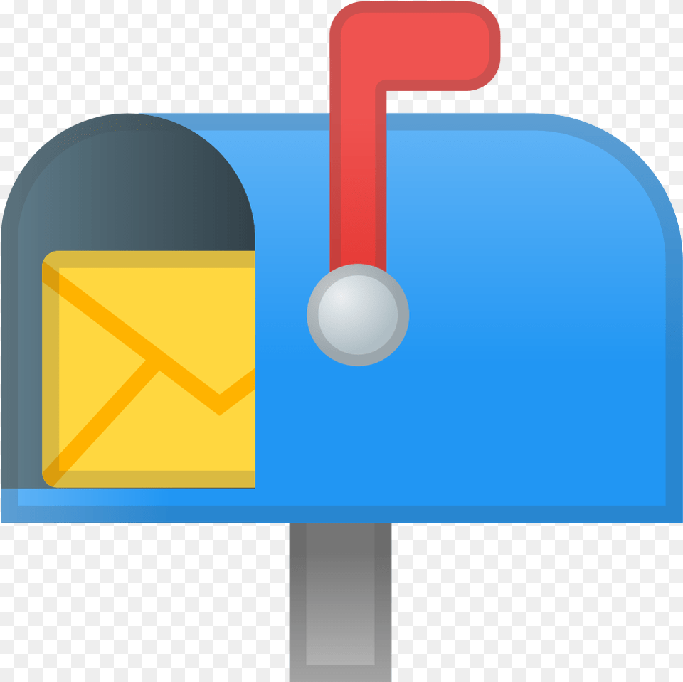 Open Mailbox With Raised Flag Icon Mail Emoji Png Image