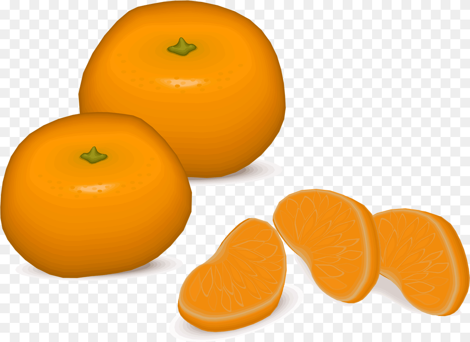 Open Mandarin Orange Clip Art, Citrus Fruit, Food, Fruit, Plant Png Image