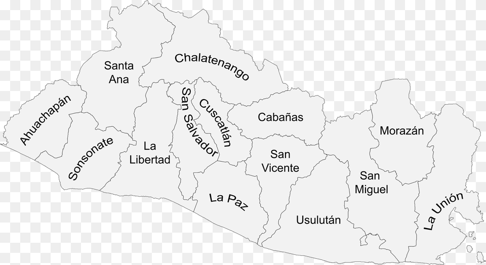 Open Mapa De El Salvador Departamentos, Atlas, Plot, Chart, Diagram Png Image
