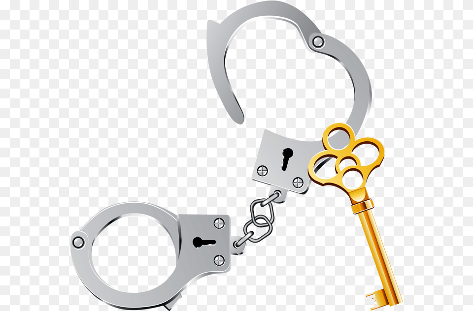 Open Military Handcuffs Key And Handcuffs Free Transparent Png