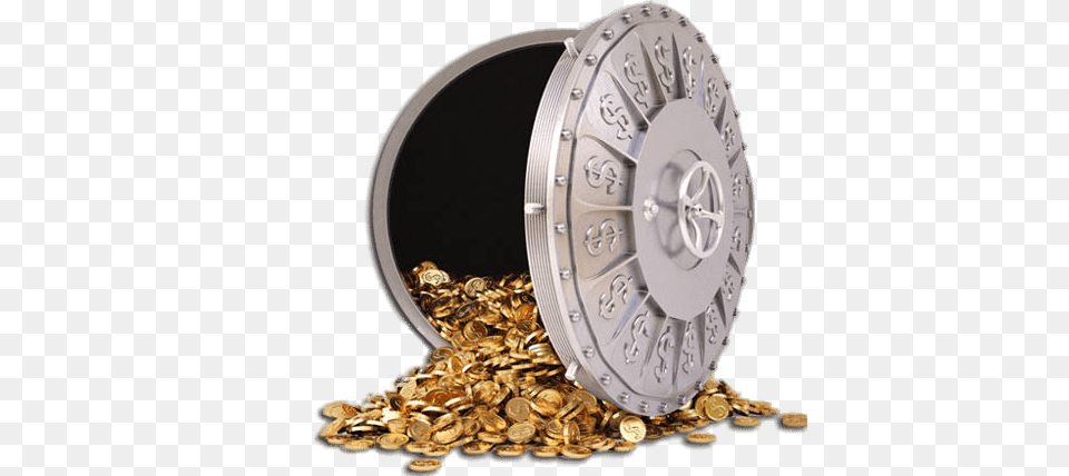 Open Money Vault Door, Treasure, Coin Free Png Download
