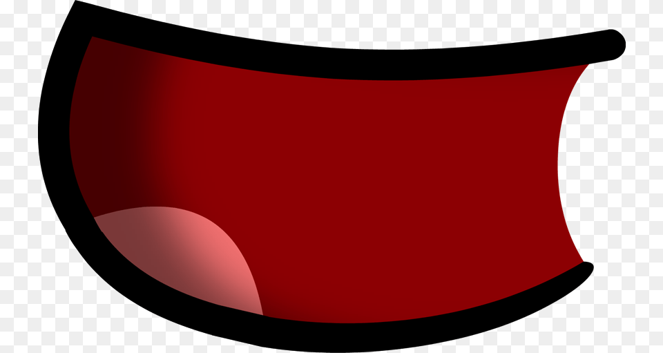 Open Mouth 3 Shaded Bfdi Mouth Open, Armor, Shield Free Transparent Png