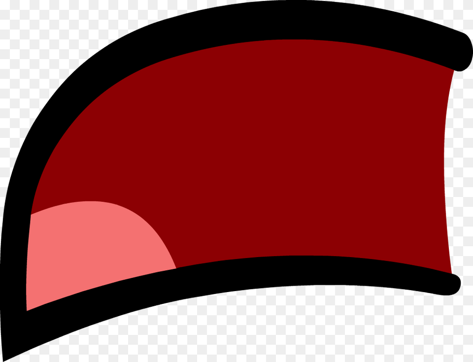 Open Mouth Clip Black And White Bfdi Mouth Frown, Cap, Clothing, Hat, Swimwear Png Image