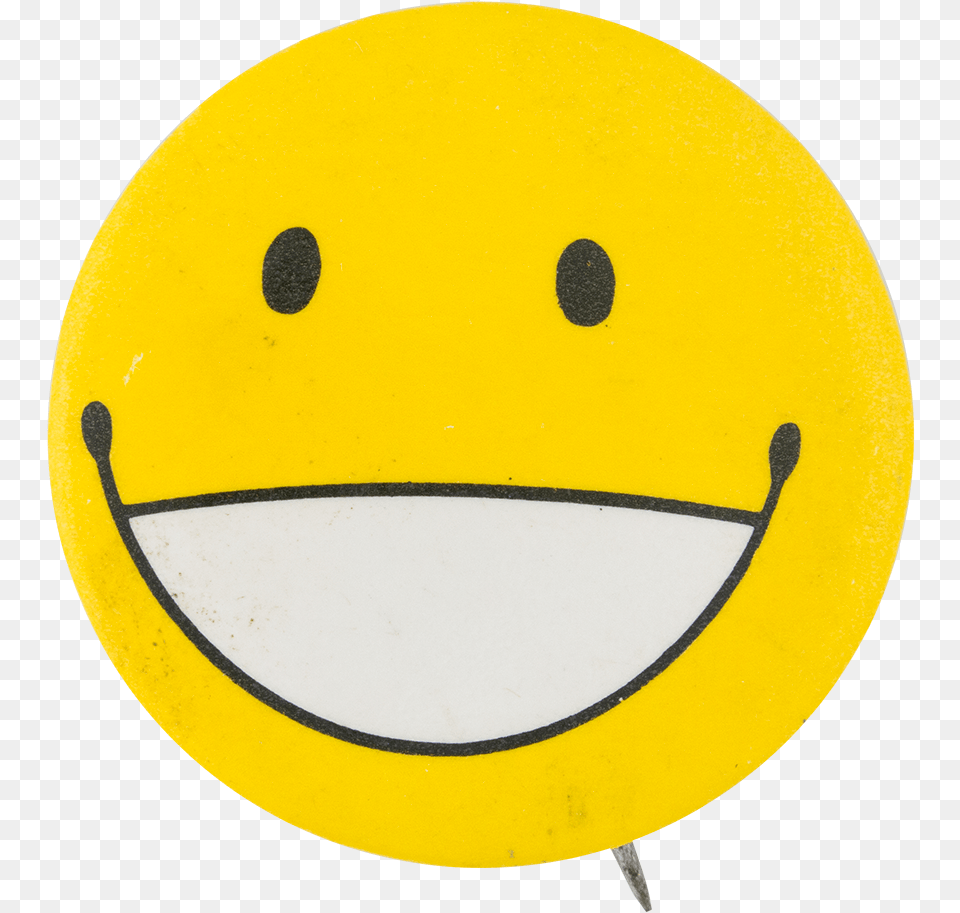 Open Mouth Yellow Smiley Smileys Button Museum Open Mouth Happy Face, Symbol, Sign Png