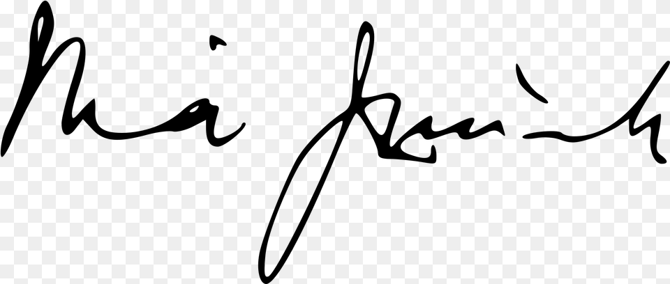 Open Muhammad Ali Jinnah Signature, Gray Free Png