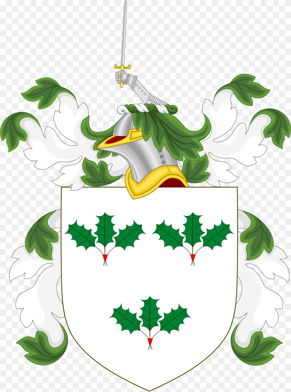 Open Myles Standish Coat Of Arms, Armor, Leaf, Plant, Shield Png Image